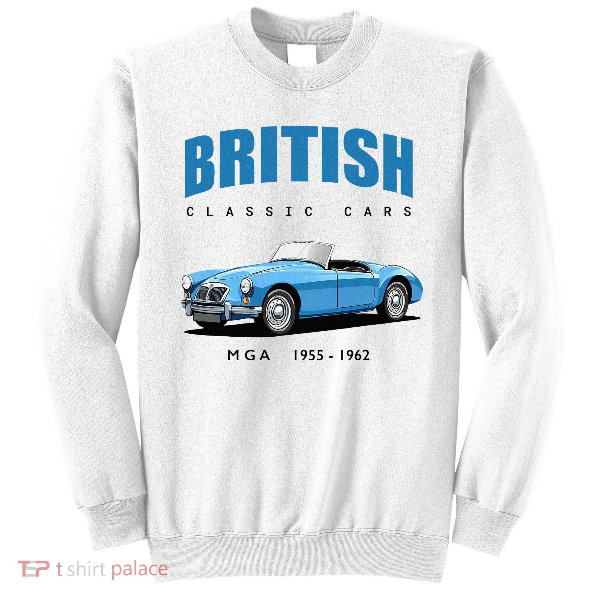 British Classic Sports Cars MG MGA Sweatshirt