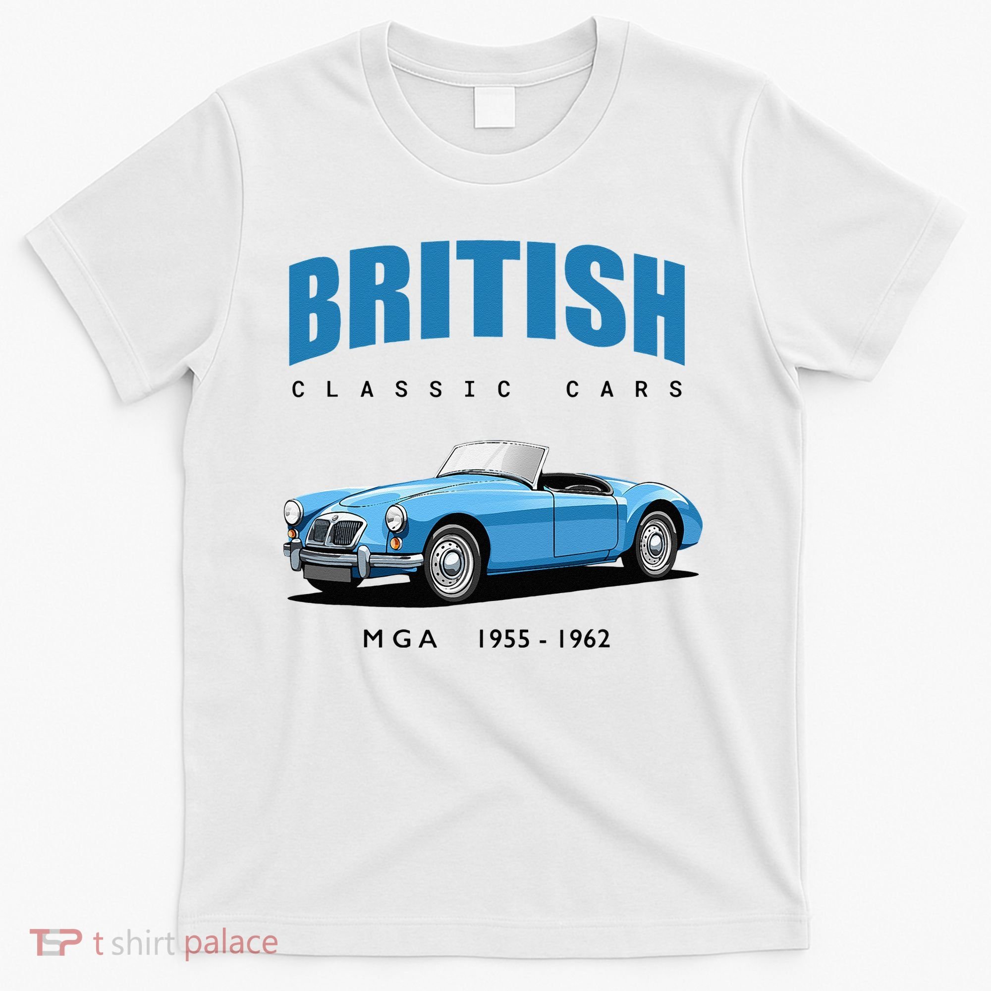 British Classic Sports Cars MG MGA T-Shirt