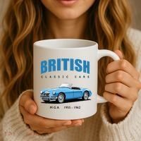 British Classic Sports Cars MG MGA Coffee Mug thumb 3