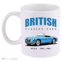 British Classic Sports Cars MG MGA 11oz C Handle Ceramic Mug thumb 2
