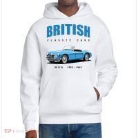 British Classic Sports Cars MG MGA District V.I.T. Heavyweight Hoodie thumb 0