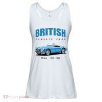 British Classic Sports Cars MG MGA Ladies Essential Flowy Tank thumb 0