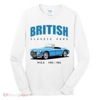 British Classic Sports Cars MG MGA Tall Long Sleeve Shirt thumb 0