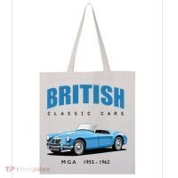 British Classic Sports Cars MG MGA Tote Bag thumb 0