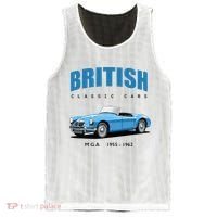 British Classic Sports Cars MG MGA Mesh Reversible Basketball Jersey Tank thumb 0
