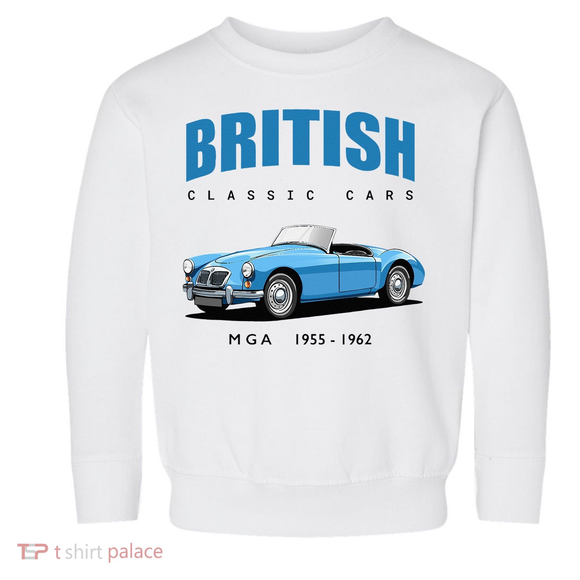 British Classic Sports Cars MG MGA Toddler Sweatshirt