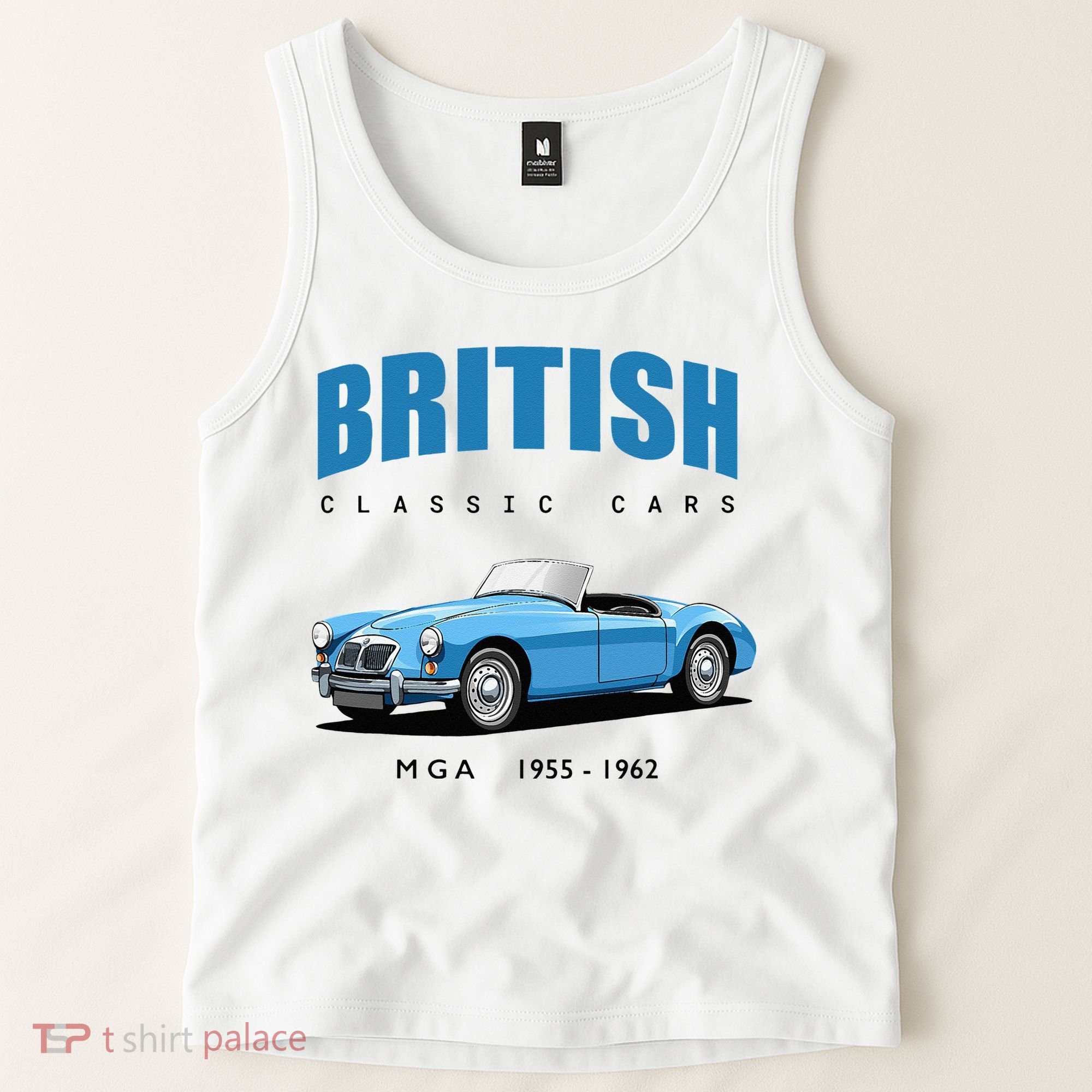 British Classic Sports Cars MG MGA Tank Top