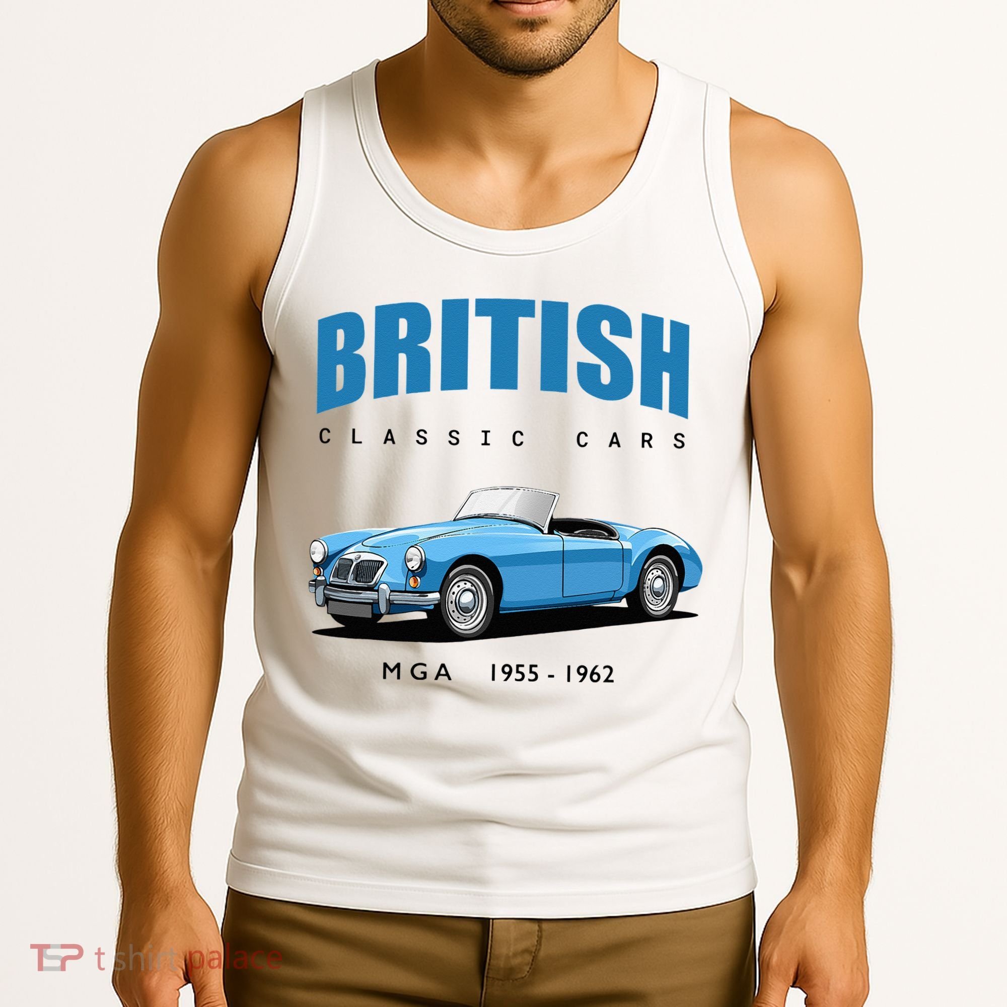 British Classic Sports Cars MG MGA Tank Top