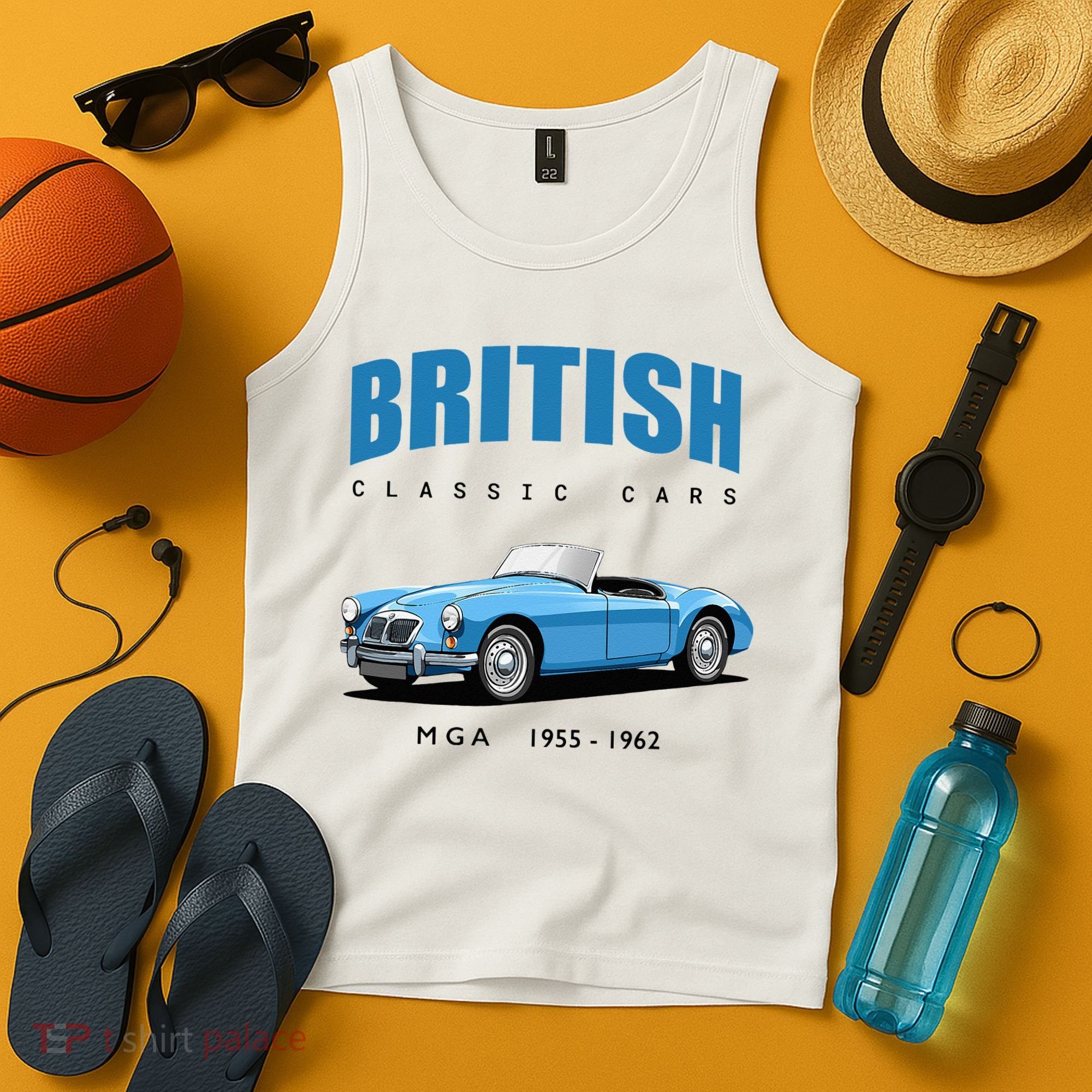 British Classic Sports Cars MG MGA Tank Top