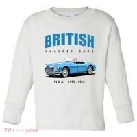 British Classic Sports Cars MG MGA Toddler Long Sleeve Shirt thumb 0