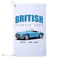 British Classic Sports Cars MG MGA Golf Towel thumb 0