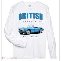 British Classic Sports Cars MG MGA Zone Performance Long-Sleeve T-Shirt thumb 0