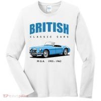 British Classic Sports Cars MG MGA Women's Long Sleeve Shirt thumb 0
