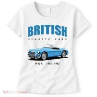 British Classic Sports Cars MG MGA Women's T-Shirt thumb 0