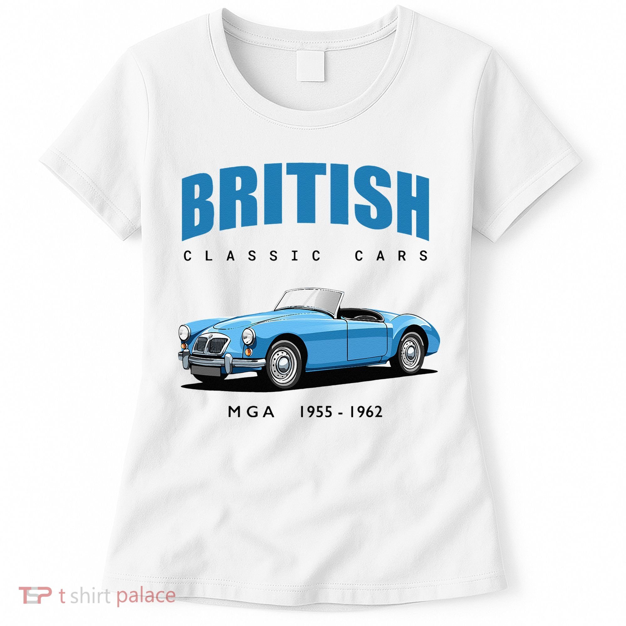 British Classic Sports Cars MG MGA Women's T-Shirt