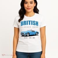 British Classic Sports Cars MG MGA Women's T-Shirt thumb 4