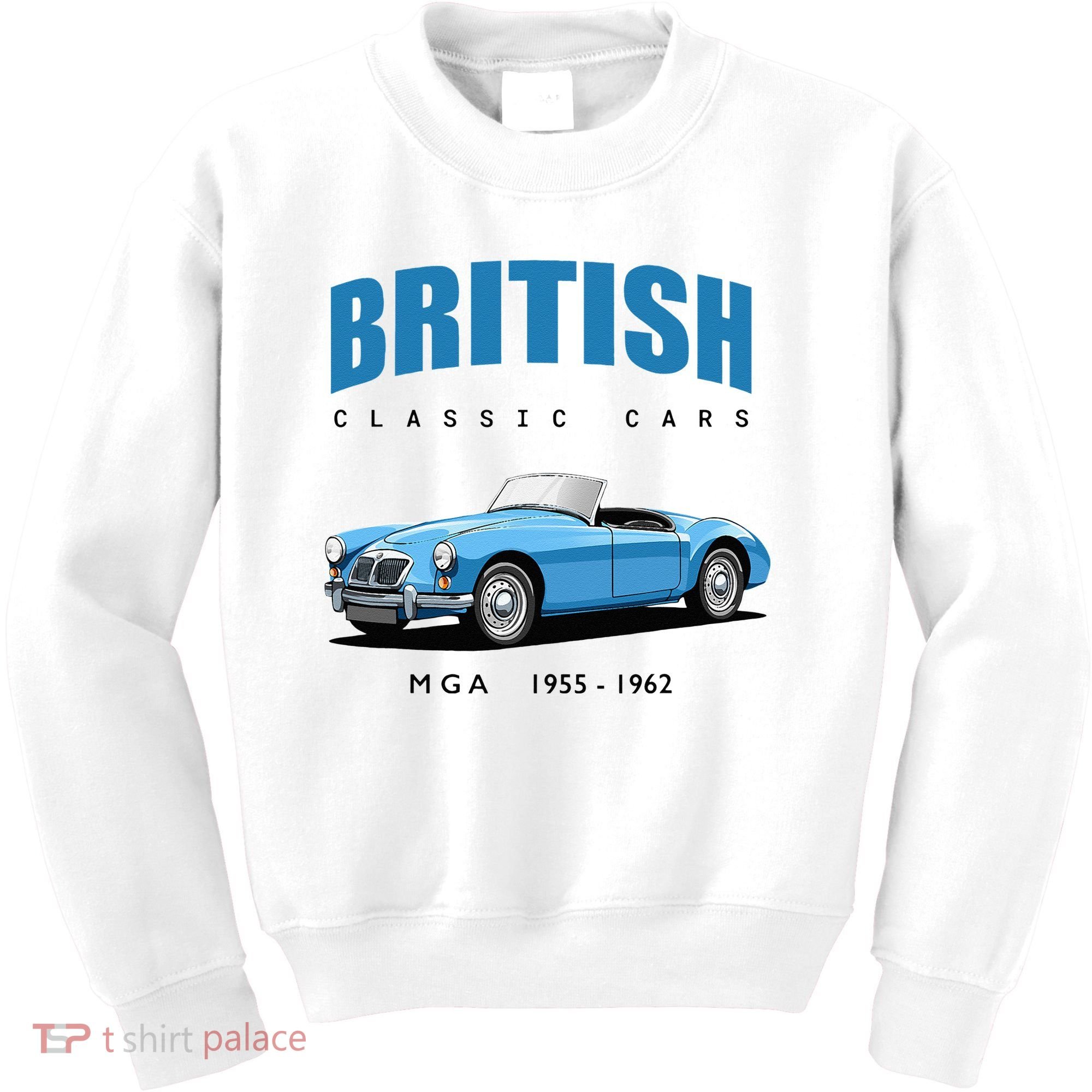 British Classic Sports Cars MG MGA Kids Sweatshirt