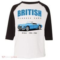 British Classic Sports Cars MG MGA Toddler Fine Jersey T-Shirt thumb 0