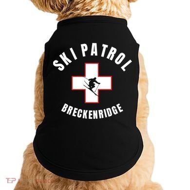 Breckenridge Colorado Ski Patrol Gift Doggie Tank
