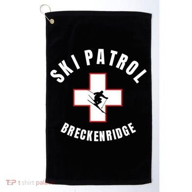 Breckenridge Colorado Ski Patrol Gift Golf Towel