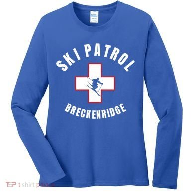 Breckenridge Colorado Ski Patrol Gift Women's Long Sleeve Shirt