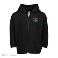 Beach Camping Sunrise Sunburn Sunset Repeat Summer Vacation Toddler Zip Fleece Hoodie thumb 0