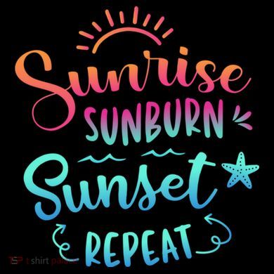 Beach Camping Sunrise Sunburn Sunset Repeat Summer Vacation Kids Colorblock Raglan Jersey