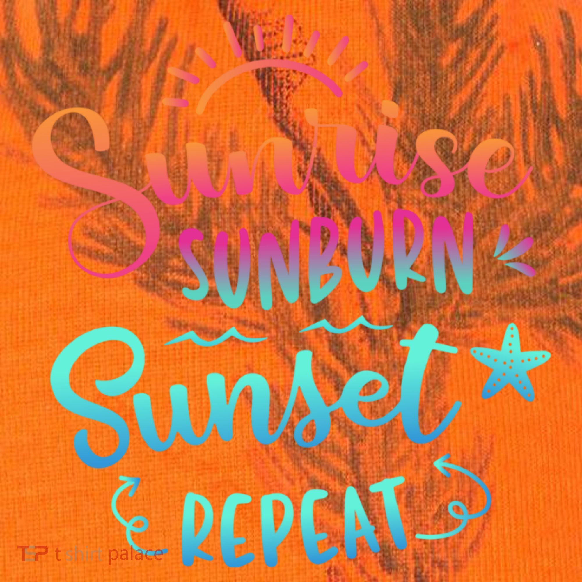 Beach Camping Sunrise Sunburn Sunset Repeat Summer Vacation Kati Licensed 12" Camo Cuffed Beanie