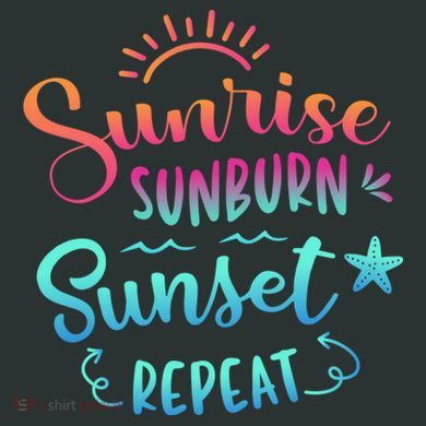 Beach Camping Sunrise Sunburn Sunset Repeat Summer Vacation Infant Baby Jersey Bodysuit
