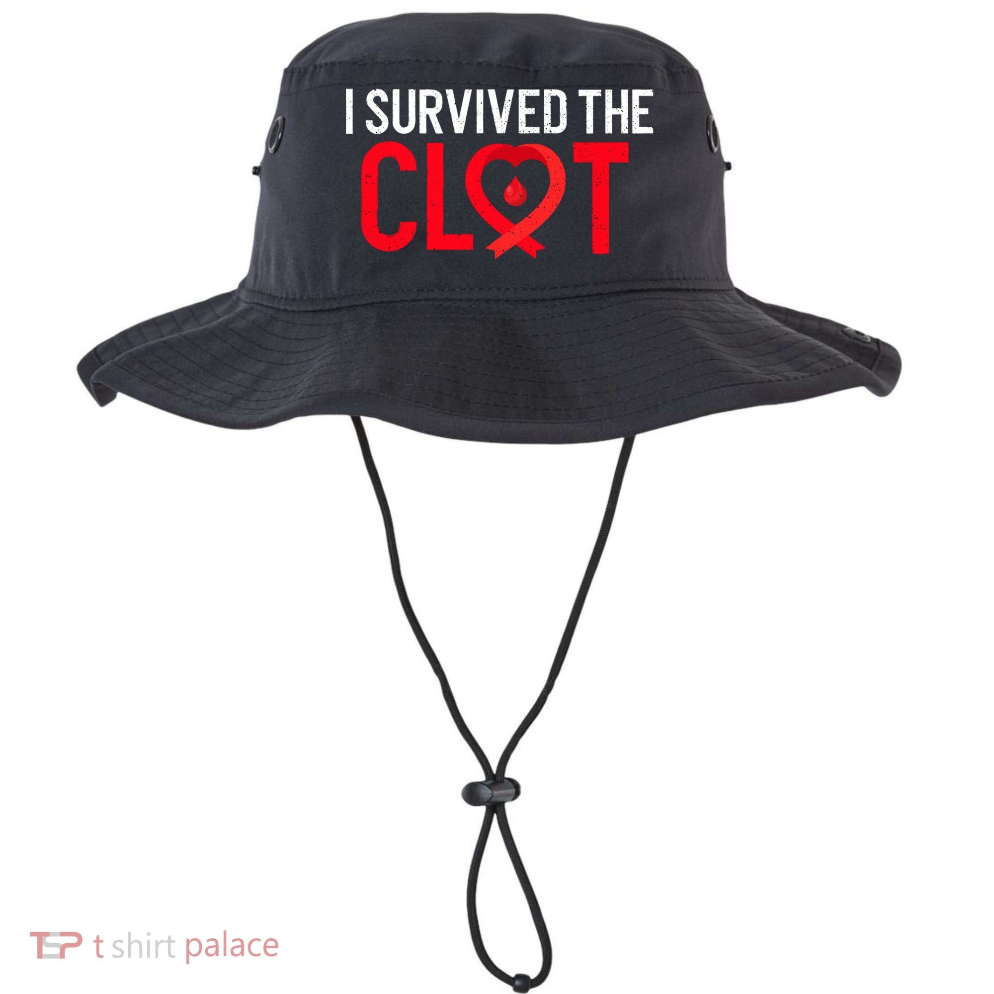 Blood Clot Survived Pe Supporter Pulmonary Embolism Survivor Cool Gift Bucket Hat