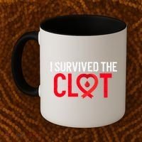 Blood Clot Survived Pe Supporter Pulmonary Embolism Survivor Cool Gift Coffee Mug thumb 2