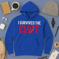 Blood Clot Survived Pe Supporter Pulmonary Embolism Survivor Cool Gift Hoodie thumb 3