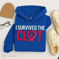 Blood Clot Survived Pe Supporter Pulmonary Embolism Survivor Cool Gift Hoodie thumb 4