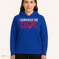 Blood Clot Survived Pe Supporter Pulmonary Embolism Survivor Cool Gift Hoodie thumb 5