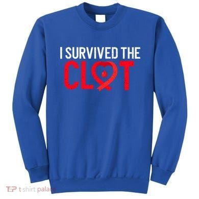 Blood Clot Survived Pe Supporter Pulmonary Embolism Survivor Cool Gift Sweatshirt