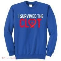 Blood Clot Survived Pe Supporter Pulmonary Embolism Survivor Cool Gift Sweatshirt thumb 0