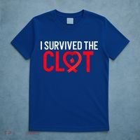 Blood Clot Survived Pe Supporter Pulmonary Embolism Survivor Cool Gift T-Shirt thumb 5