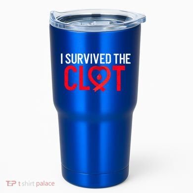 Blood Clot Survived Pe Supporter Pulmonary Embolism Survivor Cool Gift Tumbler