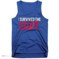 Blood Clot Survived Pe Supporter Pulmonary Embolism Survivor Cool Gift Tank Top thumb 0