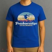 Breckenridge Colorado Skiing Retro Mountain Ski Vacation T-Shirt thumb 3