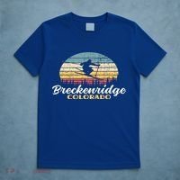 Breckenridge Colorado Skiing Retro Mountain Ski Vacation T-Shirt thumb 5