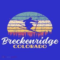 Breckenridge Colorado Skiing Retro Mountain Ski Vacation T-Shirt thumb 7