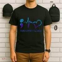 Broken Crayons Still Color Suicide Prevention Awareness T-Shirt thumb 6