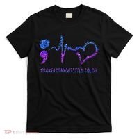 Broken Crayons Still Color Suicide Prevention Awareness T-Shirt thumb 0