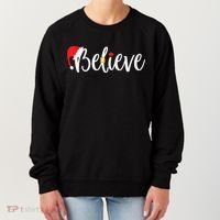 Believe Christmas Shirt Believe Santa Women's Sweatshirt thumb 0