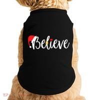 Believe Christmas Shirt Believe Santa Doggie Tank thumb 0