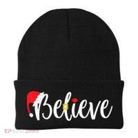 Believe Christmas Shirt Believe Santa Beanie thumb 0