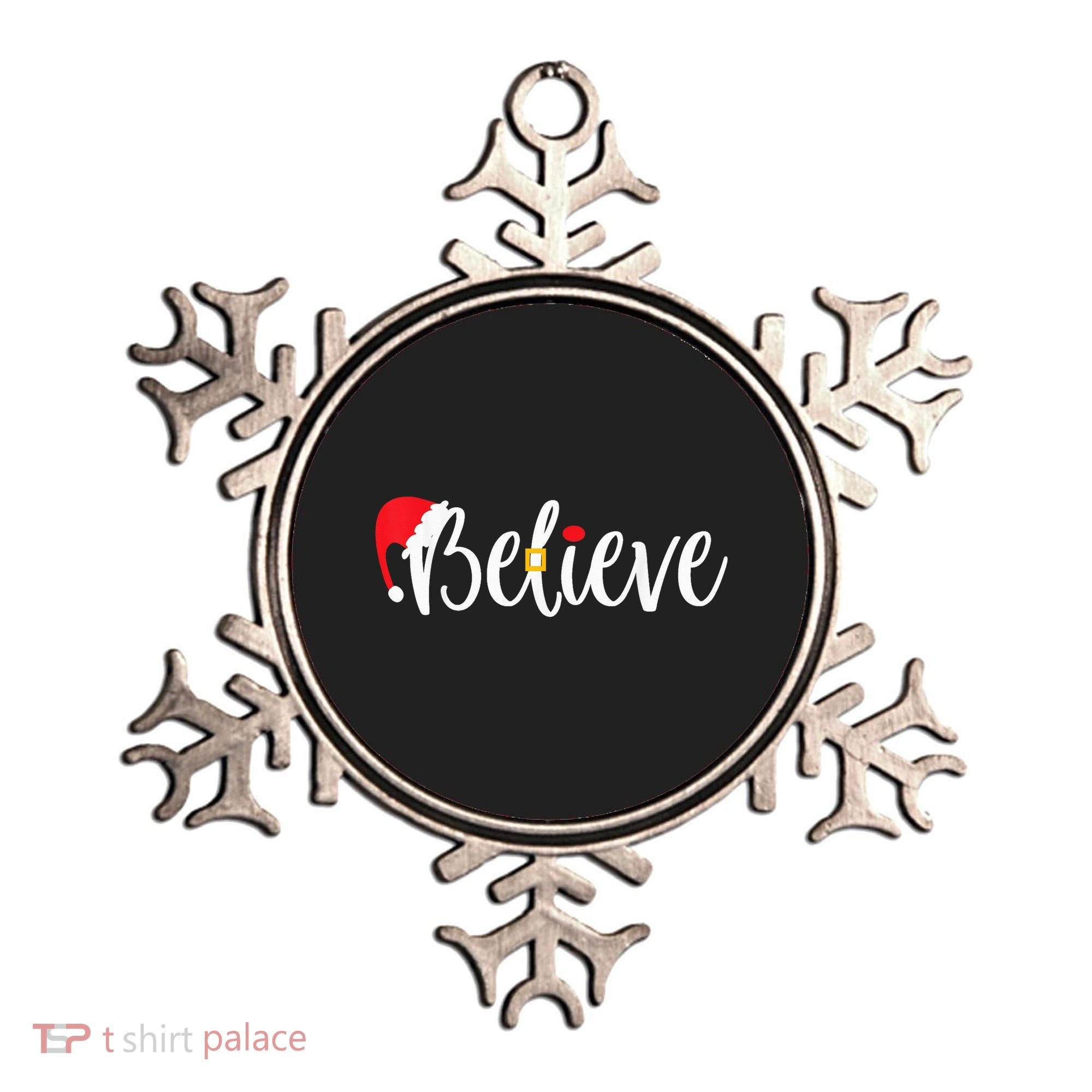Believe Christmas Shirt Believe Santa Ornament
