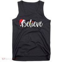 Believe Christmas Shirt Believe Santa Tank Top thumb 0