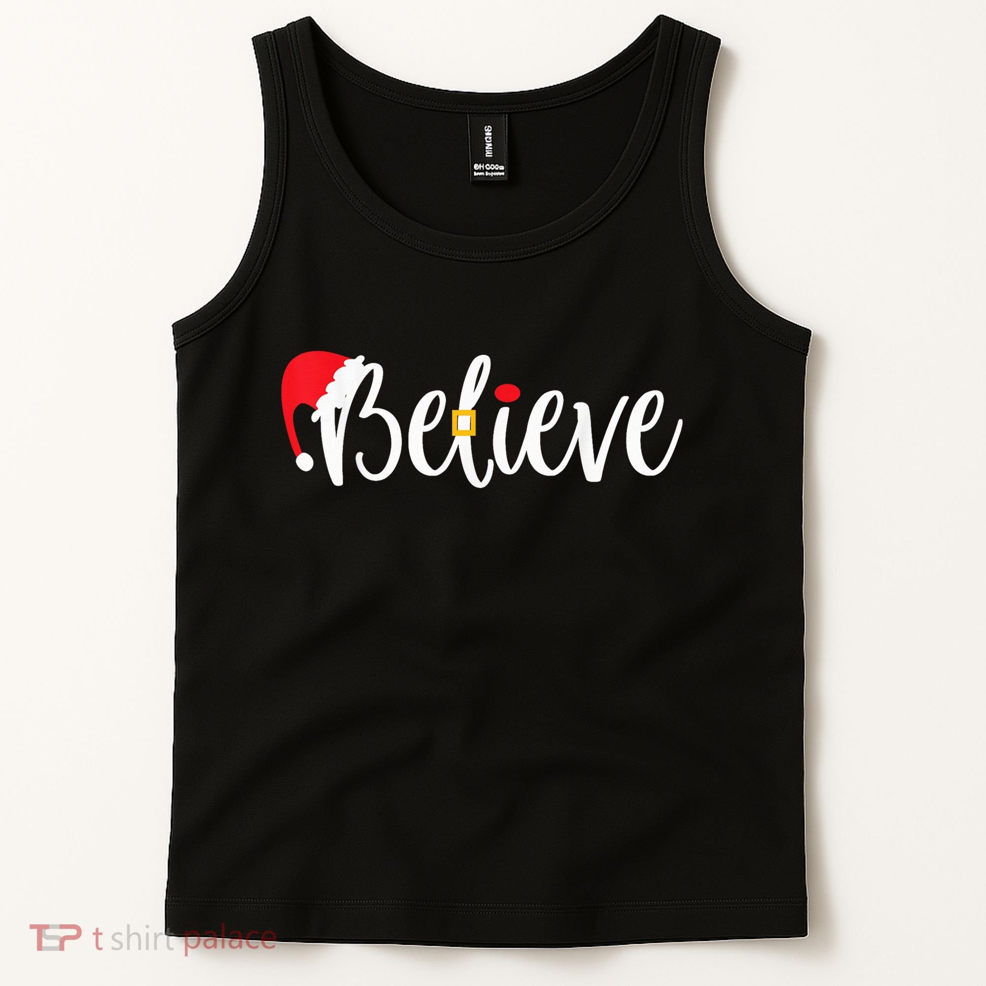 Believe Christmas Shirt Believe Santa Tank Top